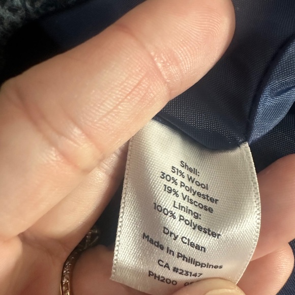 Talbots Petites Blue Plaid Wool Blend Academia School Girl Skirt Sz M/L - Picture 6 of 6